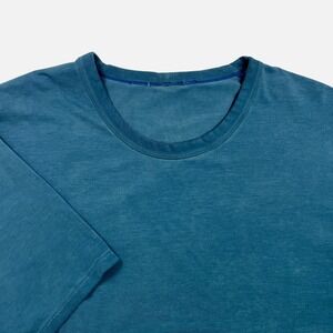 Lululemon Fundamental Tee Men's Short Sleeve T-Shirt Blue XL Crewneck 22.75" P2P